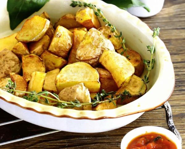 Рецепт Жареный картофель с соусом айоли