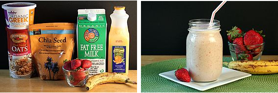 Полезные рецепты фруктовых Смузи с овсянкой для похудения на завтрак или перекус - фото 11