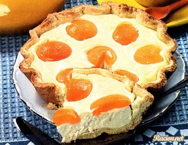 Рецепт Творожный пирог с абрикосами