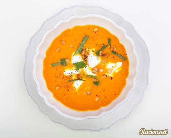 Рецепт Тыквенный крем суп пюре для детей