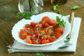 Приготовление Салат из помидоров с мятой блюда