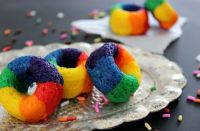 Мини пончики "Радуга" (Rainbow)