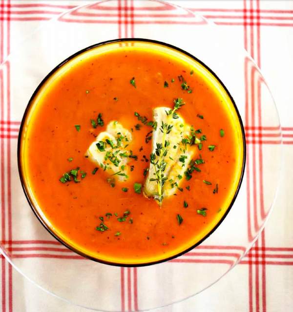 Рецепт Запеченый суп из овощей с жареной рыбой. Приготовление 

блюда