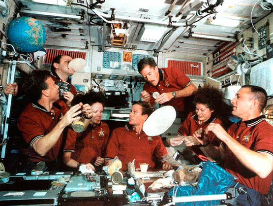 Еда космонавтов и лётчиков