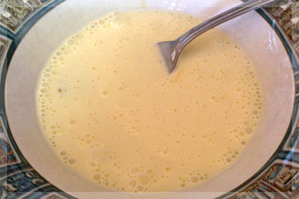 Французский суп пюре из цветной капусты с луком пореем и картофелем