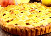 Приготовление Простой и быстрый творожный пирог с яблоками блюда