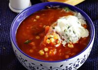 Приготовление Суп из помидоров и мелкой пасты блюда