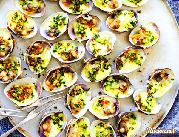 Рецепт Морские съедобные моллюски под сливочном соусом. Приготовление 

блюда