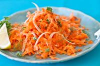 Приготовление Французский салат из моркови с фенхелем блюда