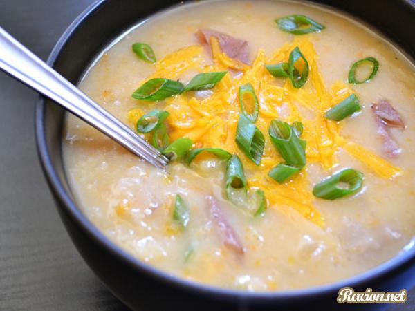 Рецепт Картофельный суп в медленноварке. Приготовление 

блюда