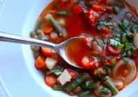 Французский овощной суп с песто (Au Pistou)