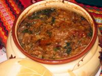 Приготовление Суп харчо из свинины в горшочках блюда