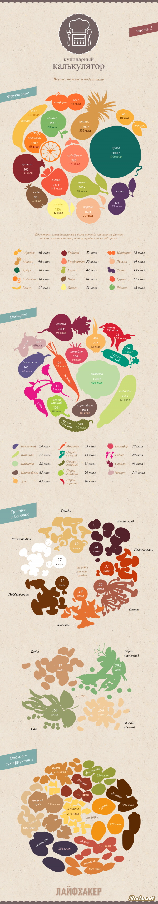 Кулинарные инфографики