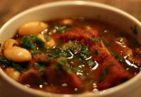 Болгарский суп с фасолью и мясом (Боб Чорба)