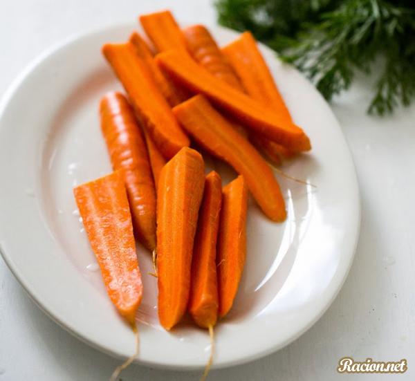 Морковь запеченная в духовке с рисом