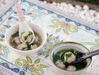Приготовление Китайский суп с фрикадельками блюда