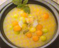 Холодный фруктовый суп с дыней