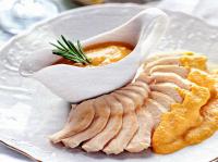 Приготовление Вкусная куриная грудка в соусе из тыквы блюда
