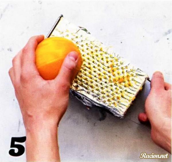 Как снять цедру с плодов цитрусовых
