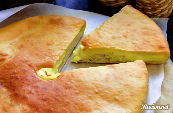 Рецепт Осетинский пирог с сыром. Приготовление 

блюда