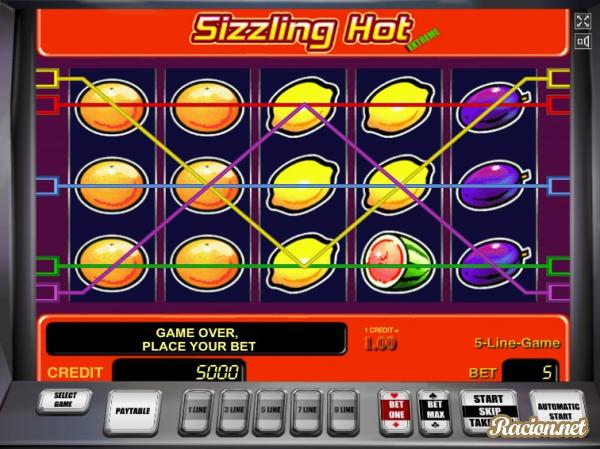 Игровые автоматы sizzling hot