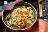 Приготовление Индийский рис с овощами (Бирьяни) блюда